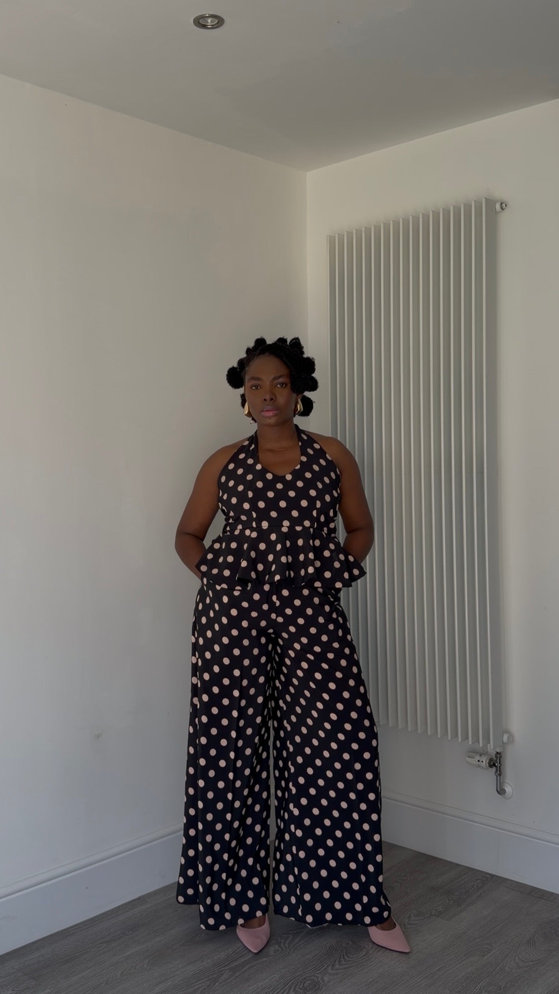 NINA Halter neck Polka dot set